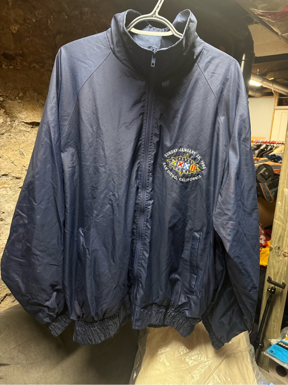 Vintage Logo Athletic Super Bowl 32 Jacket San Diego Chargers XL